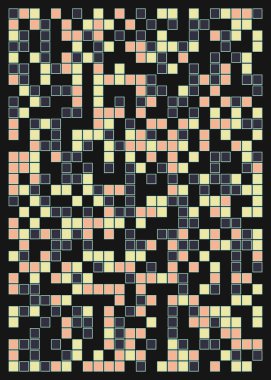 Ofset Quad üretken sanat arkaplan çizimi