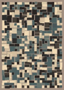 Ofset Quad üretken sanat arkaplan çizimi