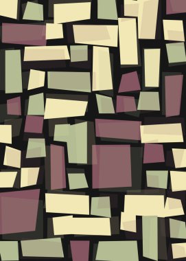 Ofset Quad üretken sanat arkaplan çizimi