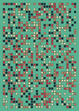 Ofset Quad üretken sanat arkaplan çizimi