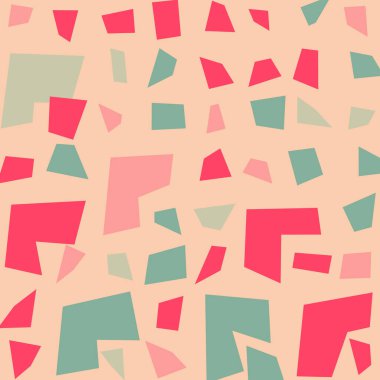 Ofset Quad üretken sanat arkaplan çizimi