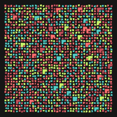 Ofset Quad üretken sanat arkaplan çizimi