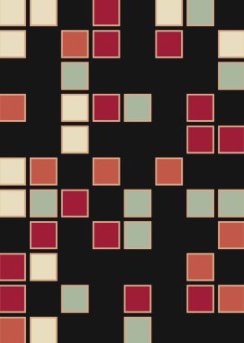 Ofset Quad üretken sanat arkaplan çizimi