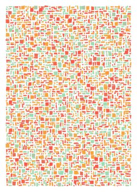 Ofset Quad üretken sanat arkaplan çizimi