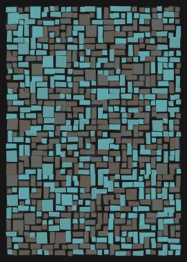 Ofset Quad üretken sanat arkaplan çizimi