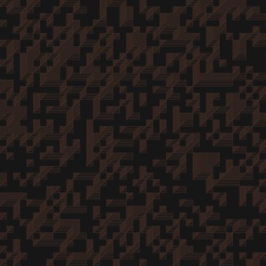 Edward Zajec 'in 1971' deki Il Cubo 'sunun uygulanması. Esasen 8 taştan oluşan bir Truchet fayans seti ve yerleştirme sanatı illüstrasyonu için kurallar