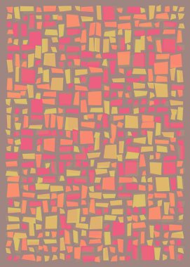 Ofset Quad üretken sanat arkaplan çizimi