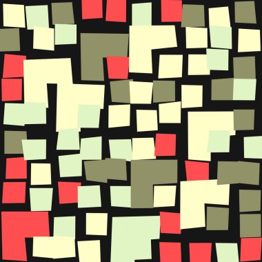 Ofset Quad üretken sanat arkaplan çizimi