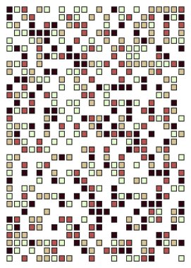 Ofset Quad üretken sanat arkaplan çizimi