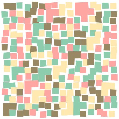 Ofset Quad üretken sanat arkaplan çizimi