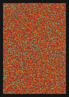 Ofset Quad üretken sanat arkaplan çizimi