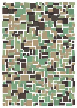 Ofset Quad üretken sanat arkaplan çizimi