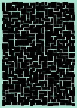 Ofset Quad üretken sanat arkaplan çizimi