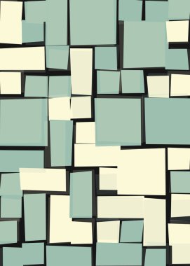 Ofset Quad üretken sanat arkaplan çizimi