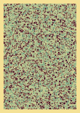 Ofset Quad üretken sanat arkaplan çizimi