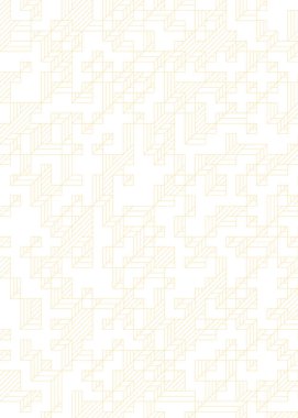 Edward Zajec 'in 1971' deki Il Cubo 'sunun uygulanması. Esasen 8 taştan oluşan bir Truchet fayans seti ve yerleştirme sanatı illüstrasyonu için kurallar