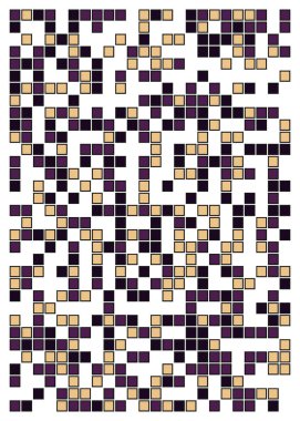 Ofset Quad üretken sanat arkaplan çizimi