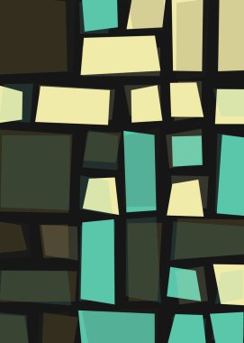 Ofset Quad üretken sanat arkaplan çizimi