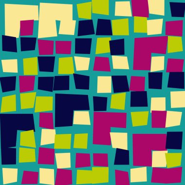 Ofset Quad üretken sanat arkaplan çizimi