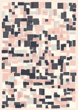 Ofset Quad üretken sanat arkaplan çizimi