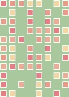 Ofset Quad üretken sanat arkaplan çizimi