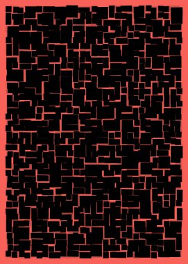 Ofset Quad üretken sanat arkaplan çizimi