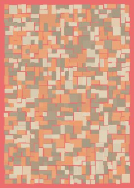 Ofset Quad üretken sanat arkaplan çizimi