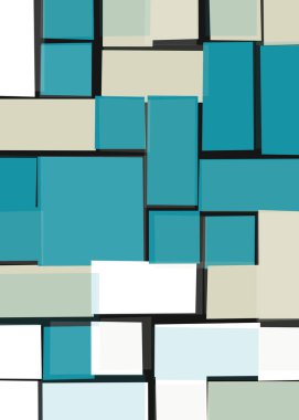 Ofset Quad üretken sanat arkaplan çizimi