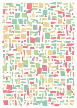 Ofset Quad üretken sanat arkaplan çizimi