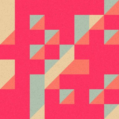 Edward Zajec 'in 1971' deki Il Cubo 'sunun uygulanması. Esasen 8 taştan oluşan bir Truchet fayans seti ve yerleştirme sanatı illüstrasyonu için kurallar