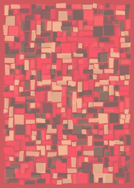 Ofset Quad üretken sanat arkaplan çizimi