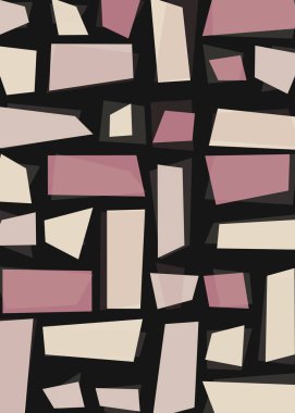 Ofset Quad üretken sanat arkaplan çizimi