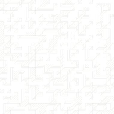 Edward Zajec 'in 1971' deki Il Cubo 'sunun uygulanması. Esasen 8 taştan oluşan bir Truchet fayans seti ve yerleştirme sanatı illüstrasyonu için kurallar