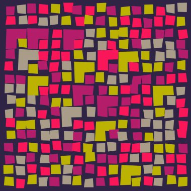 Ofset Quad üretken sanat arkaplan çizimi