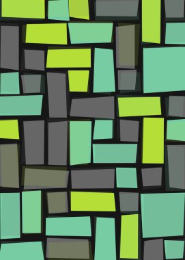 Ofset Quad üretken sanat arkaplan çizimi