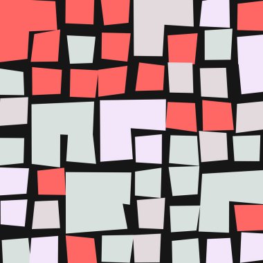 Ofset Quad üretken sanat arkaplan çizimi