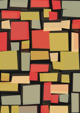 Ofset Quad üretken sanat arkaplan çizimi