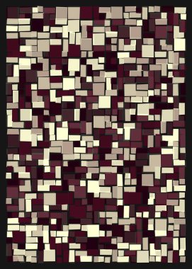 Ofset Quad üretken sanat arkaplan çizimi