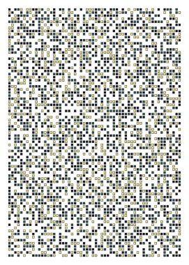 Ofset Quad üretken sanat arkaplan çizimi