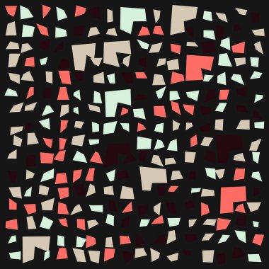 Ofset Quad üretken sanat arkaplan çizimi