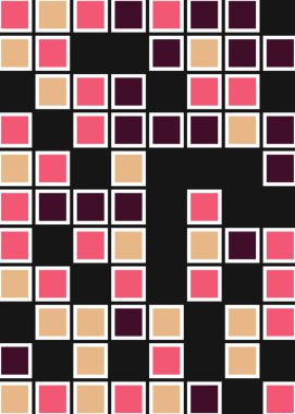 Ofset Quad üretken sanat arkaplan çizimi