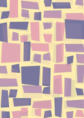 Ofset Quad üretken sanat arkaplan çizimi