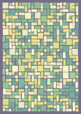 Ofset Quad üretken sanat arkaplan çizimi