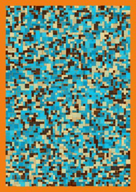 Ofset Quad üretken sanat arkaplan çizimi