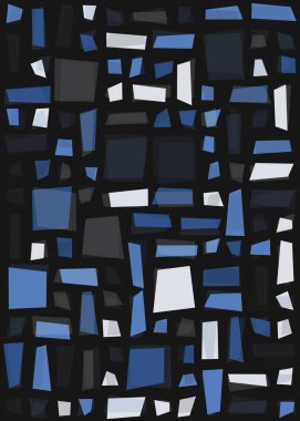 Ofset Quad üretken sanat arkaplan çizimi