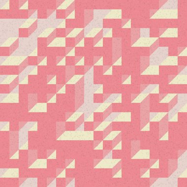 Edward Zajec 'in 1971' deki Il Cubo 'sunun uygulanması. Esasen 8 taştan oluşan bir Truchet fayans seti ve yerleştirme sanatı illüstrasyonu için kurallar