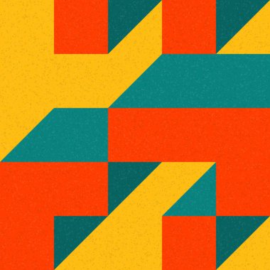 Edward Zajec 'in 1971' deki Il Cubo 'sunun uygulanması. Esasen 8 taştan oluşan bir Truchet fayans seti ve yerleştirme sanatı illüstrasyonu için kurallar