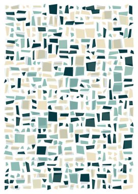 Ofset Quad üretken sanat arkaplan çizimi