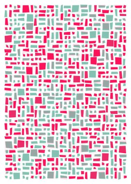 Ofset Quad üretken sanat arkaplan çizimi