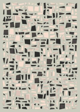 Ofset Quad üretken sanat arkaplan çizimi